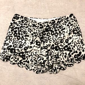 JCrew Scalloped Shorts